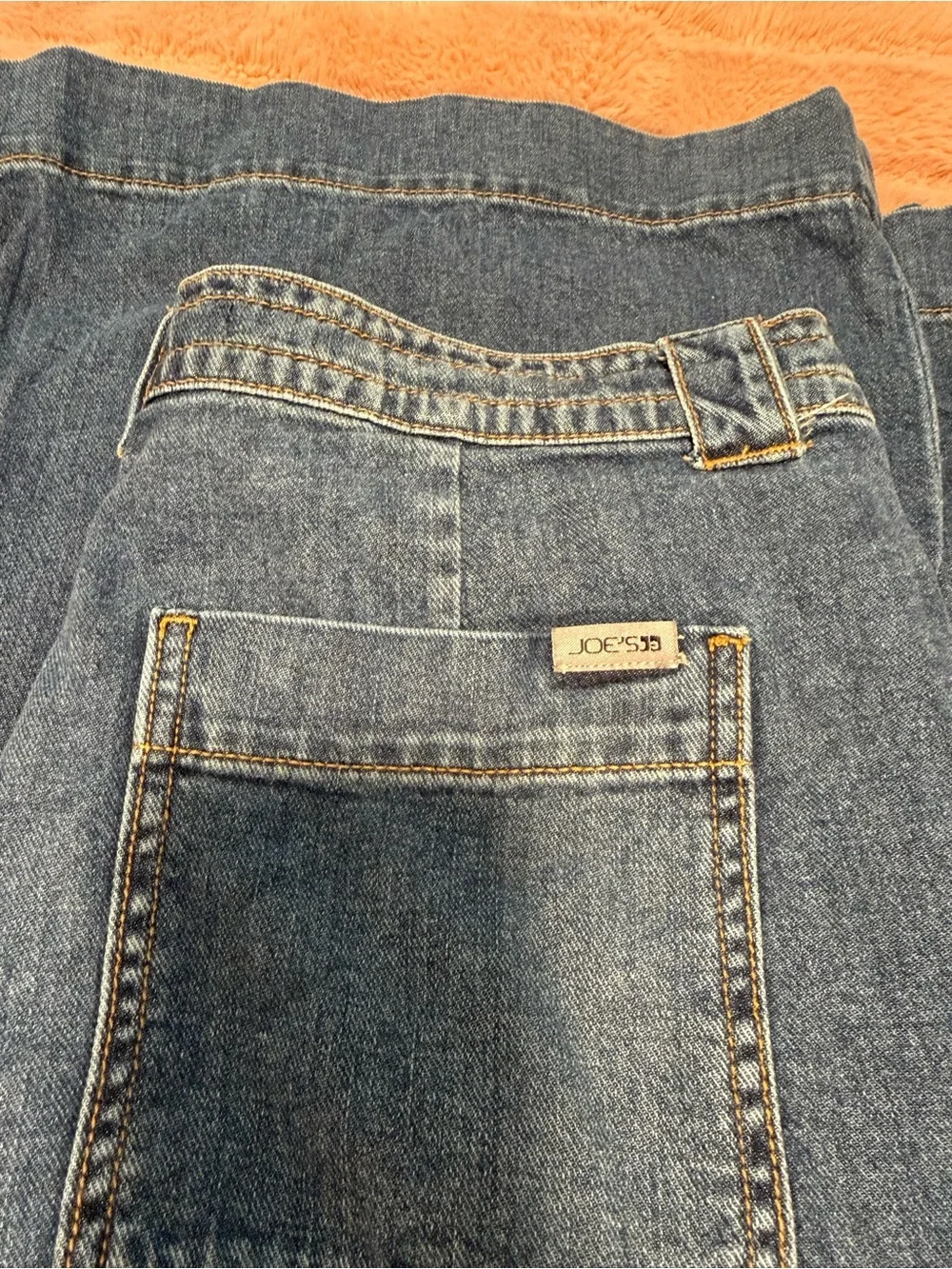 Joe’s Tie Fromt Ankle Wide Jeans
